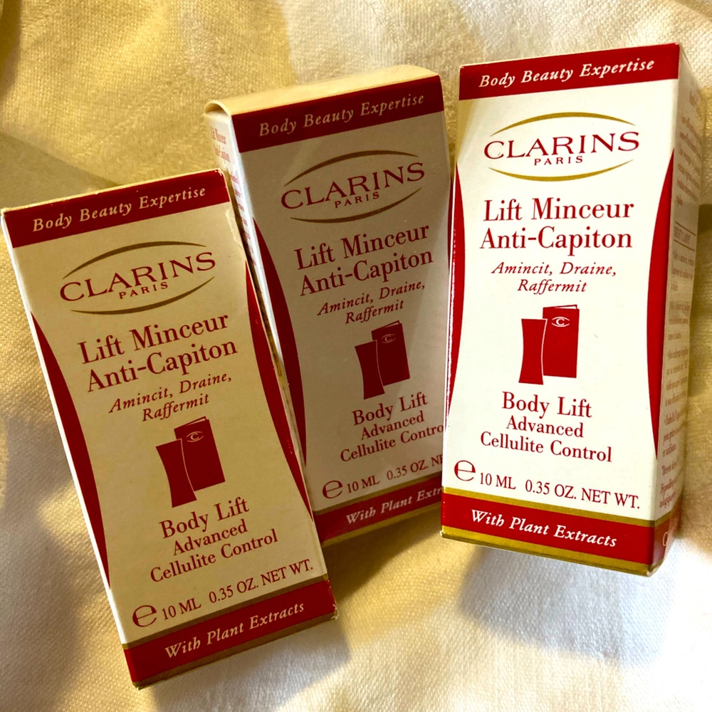 1/2off4••Clarins cellulite cream trio